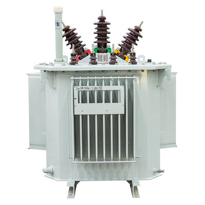 طراحی کامپکت سه فاز S11 ترانسفورماتور غرق شده در روغن 35kv 2500kva برای توزیع
