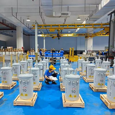 ساختار کویل توروئیدال 100kVA 150kVA ترانسفورماتور تک فازی پر از روغن با ضرر کم