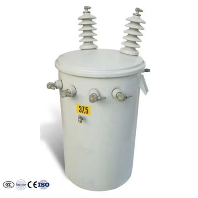 167 kva 250 kva 2400V تا 480/277V ولتاژ خروجی ترانسفورماتور تک فاز نصب شده در قطب