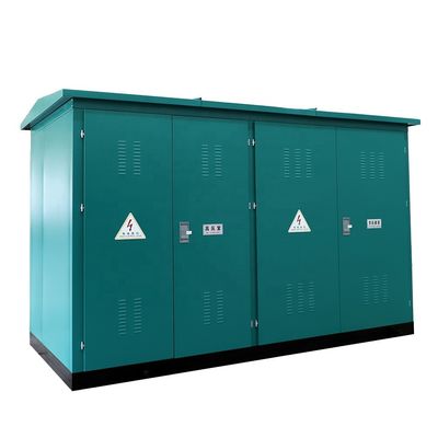 200KVA 315KVA 400KVA تا 2.5 MVA ترکیب در فضای باز ترانسفورماتور توزیع برق فشرده 6.6KV 11KV 33KV