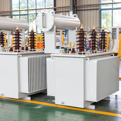 2 کویل S11 ترانسفورماتور غوطه ور شده در روغن ترانسفورماتور قدرت 5000 kv 11 kv